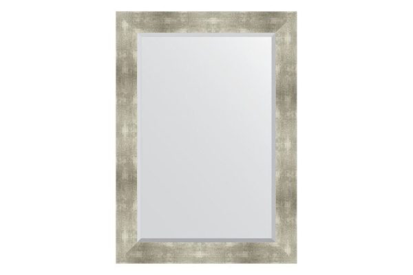 Wall mirror with bevel in a baguette frame EVOFORM aluminum 116x176 cm