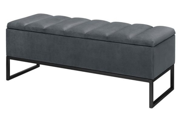 Cube bench with storage box, Bulon