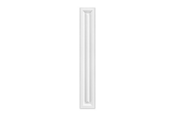 Aurora cabinet facade 14.6x95.6 cm, white snow soft color