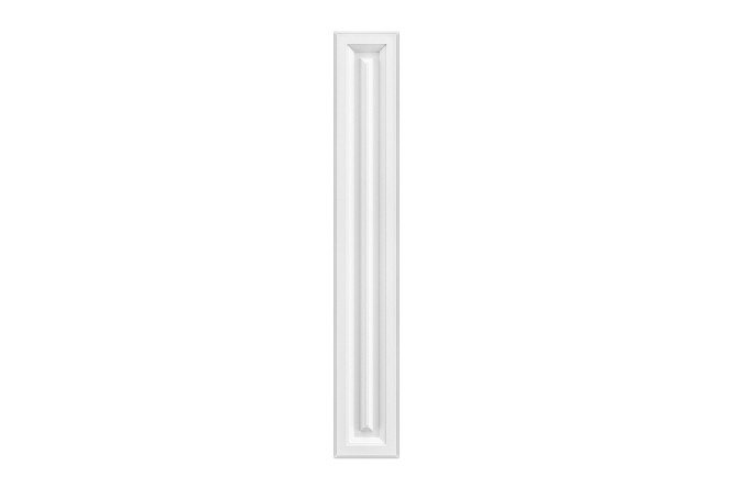 Aurora cabinet facade 14.6x95.6 cm, white snow soft color