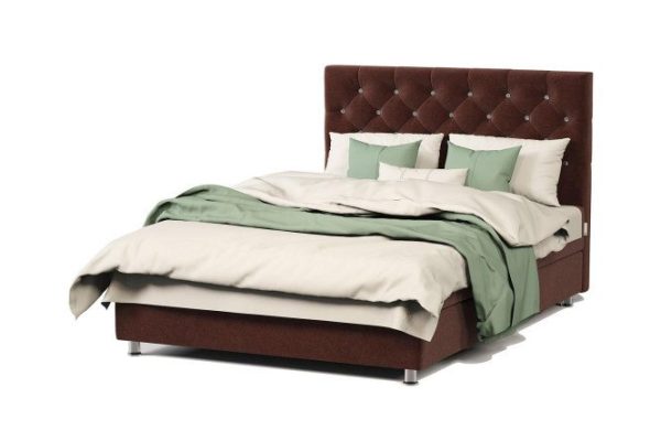 Bed with lifting mechanism Charmel Lux color brown (chocolate) 140x198 cm