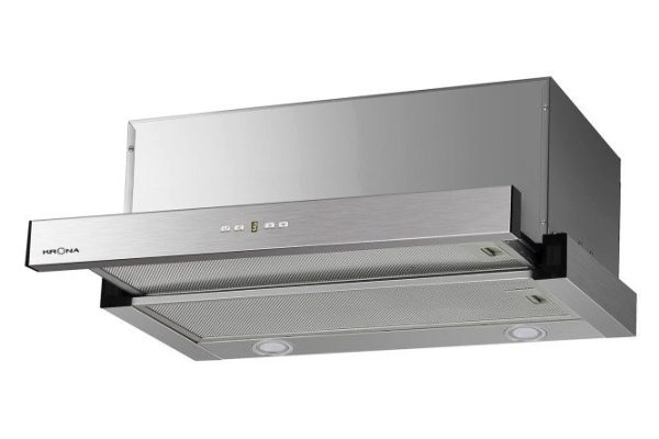 Hood KRONAsteel Kamilla KRHD247 T POWER 600 Inox color stainless steel, 59.6x26.2x31.3 cm