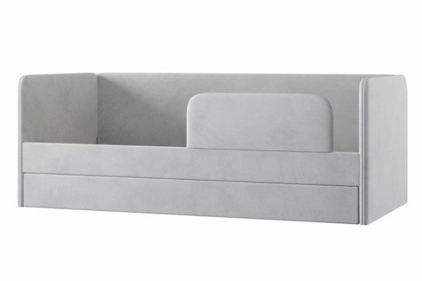 Bed Molly 90x200 cm color gray