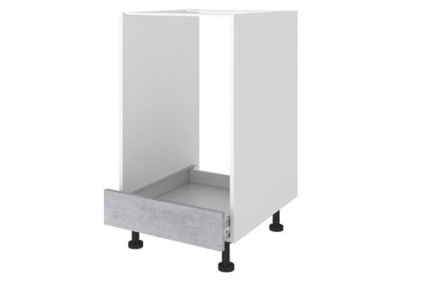 Amika façade of floor-standing oven cabinet 59.6x11.6 cm, concrete color