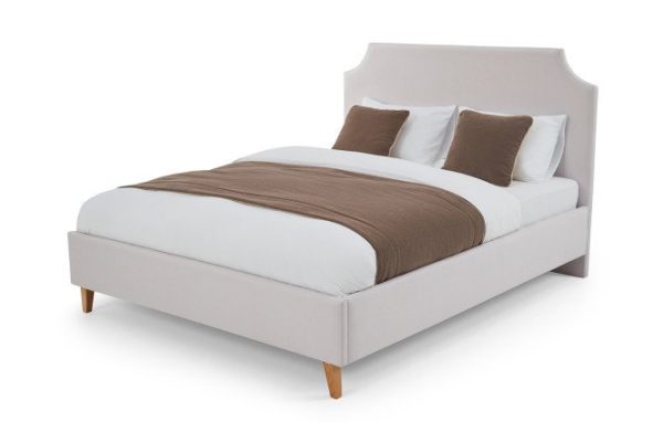 Bed with lifting mechanism SCANDICA Andrea silver color 160x200 cm