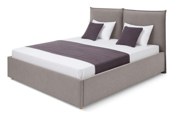 Emily bed frame grey-beige 180x200 cm