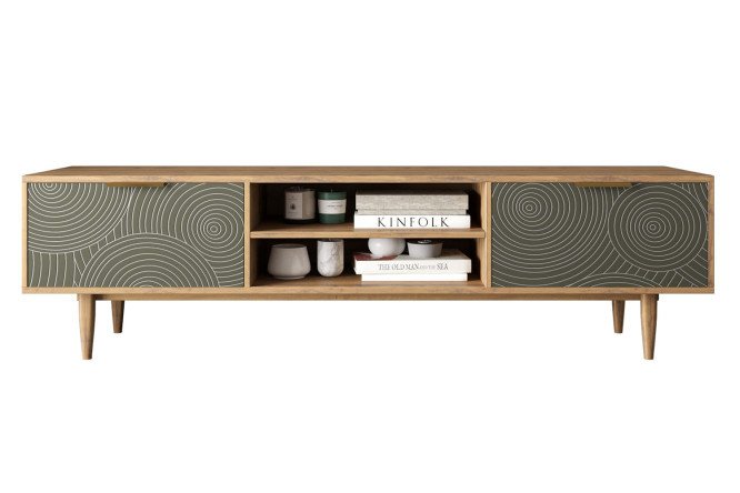 Chest of drawers for TV low Line with niche