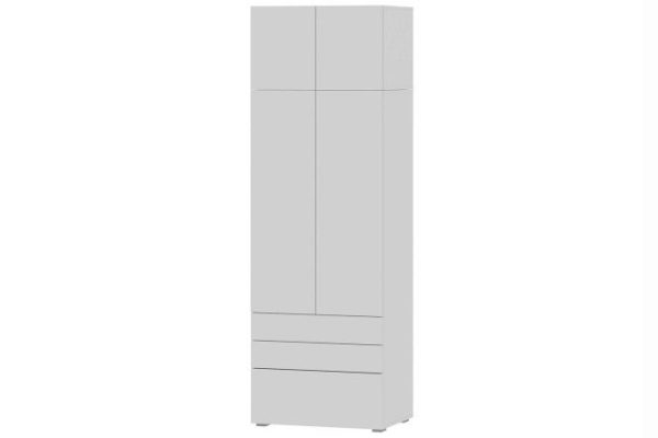 Wardrobe with mezzanine Oscar 80x244x56.6 cm