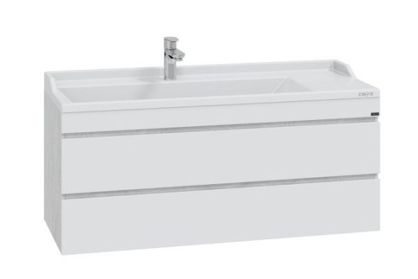 Hanging cabinet SANTA Mars 120 700424 2 drawers 120 cm, frame color light, facade white, light