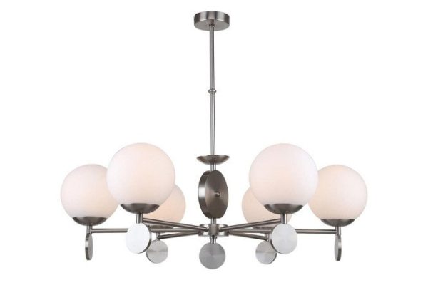 Chandelier on a rod STILFORT Marcela 18 sq.m., 82x70x82 cm, E27