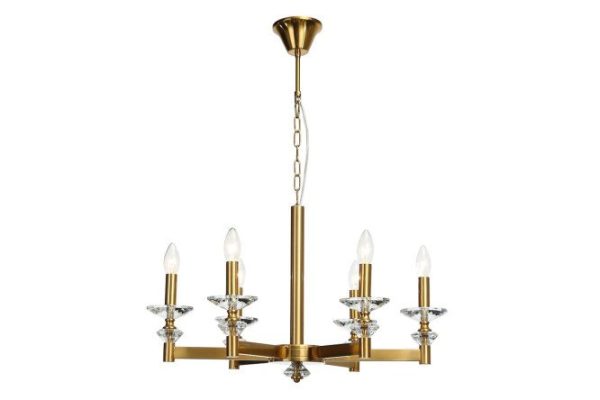 Hanging chandelier STILFORT Albert 12 sq.m., 65x53x65 cm, E14