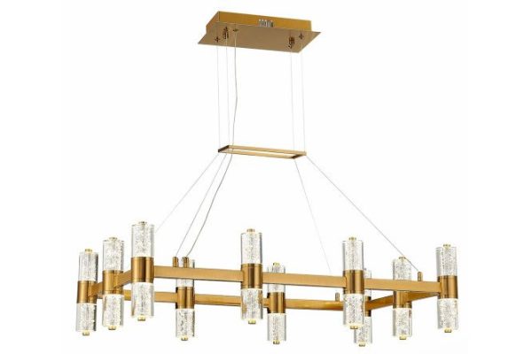 Hanging chandelier ST LUCE Gemina 17 sq.m., LED, 83 cm