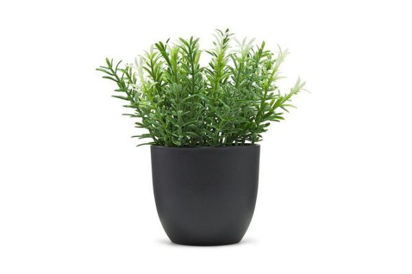 Artificial plant Mint in a plastic pot 15x15 cm