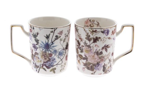 Set of Verona mugs 400 ml, Porcelain