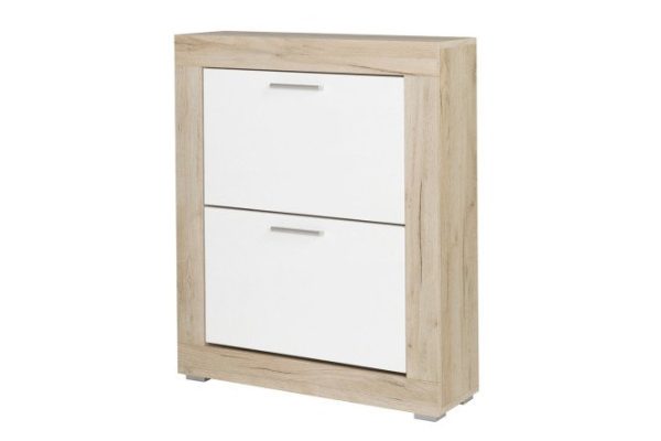 Martin shoe cabinet with 2 sections 72.2x90.3x22.3 cm