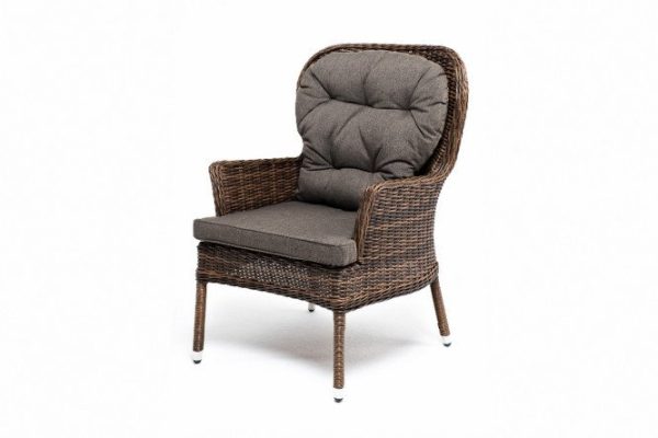 Armchair 4SiS Alice color brown