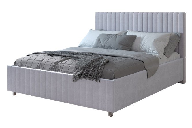 Bed with Vivaldi lifting mechanism, gray 180x200 cm