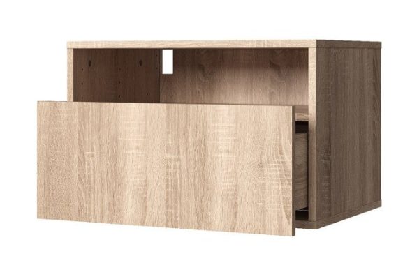 Cabinet with shelf and drawer Oscar 60x40 with door closer, Sonoma oak