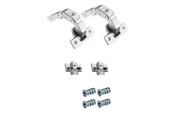 Titus T-type hinge set for L-shaped wall corner cabinet