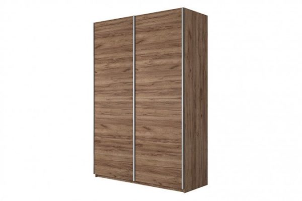 Sliding wardrobe 2-door Cors 140x230 cm, kraft tobacco oak