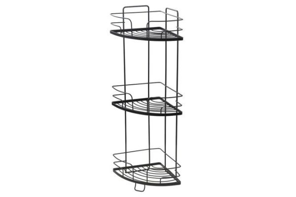 Corner shelf 3-tier BERKRAFT Loft 20x66x20 cm