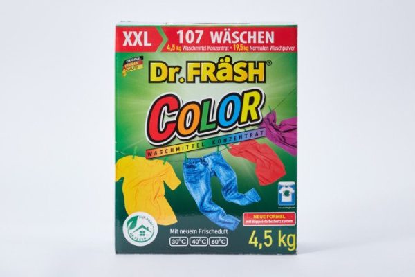 Washing powder for colored laundry Color