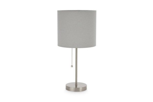 Table lamp Hall Simple Gray E27, 23x47x23 cm