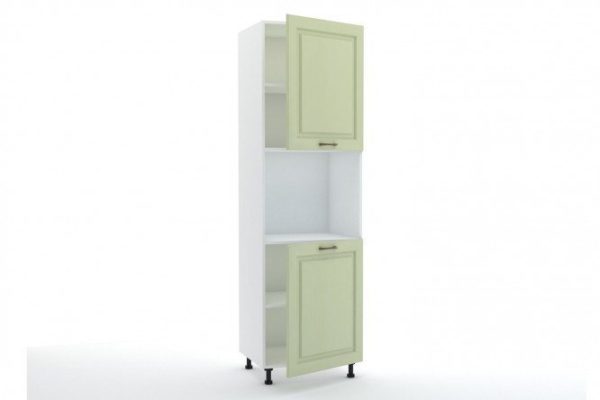 Set of fronts for a cabinet cabinet for Bella appliances, 59.6x71.6 cm, pistachio color