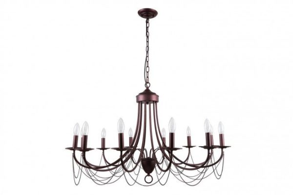 Hanging chandelier FAVOURITE Plini 24 sq.m., 96x208x96 cm, E14