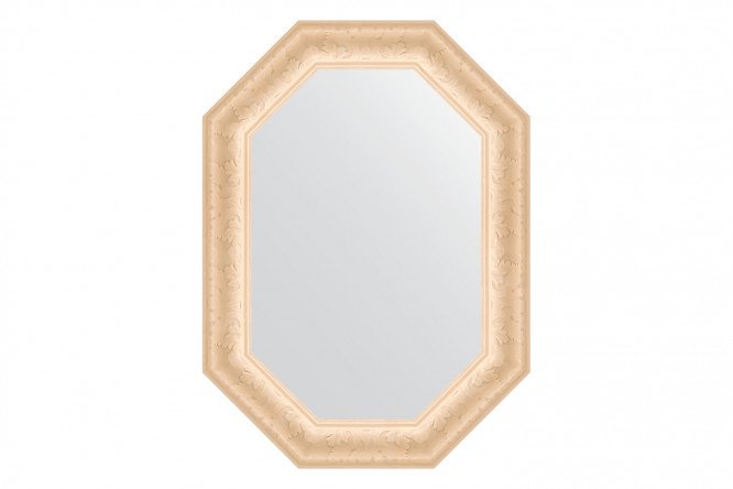 Wall mirror in a baguette frame EVOFORM Polygon BY 7141, old plaster 55x75 cm