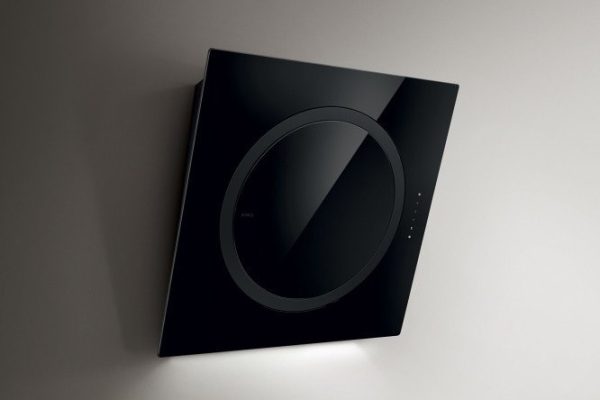 Hood ELICA OM AIR BL/F/75 color black, 74x89x13 cm