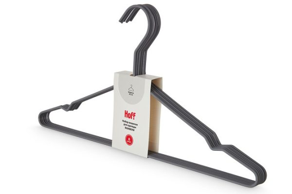 Rainbow clothes hanger set 6 pcs.