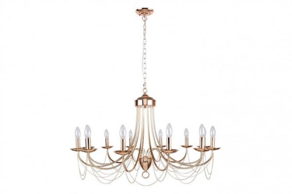 Hanging chandelier FAVOURITE Plini 24 sq.m., 96x208x96 cm, E14