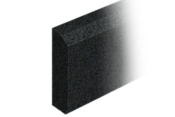 Straight plinth Stone Twelve Express Titanic 60x4x0.6 cm
