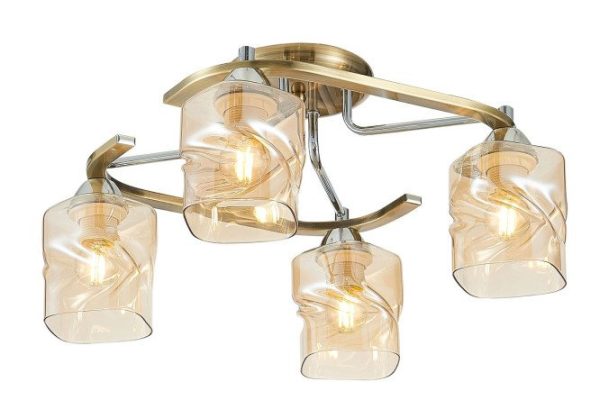 Chandelier CITILUX Pluto 14 sq.m., 52x26.5x52 cm, E27