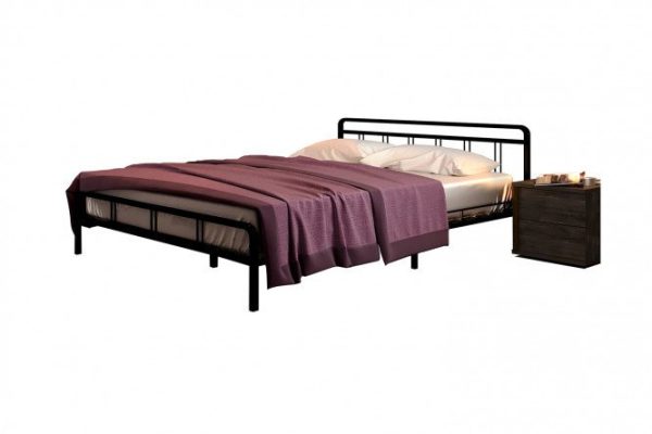 Bed Leon KMD 8 color black 120x200 cm