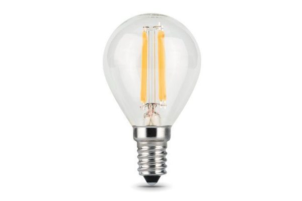 LED lamp Gauss Filament Ball 420lm 2700K 5W, E14, Warm light