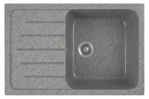 Inset sink with drainer GreenStone GRS-76 309 49x75x19 cm