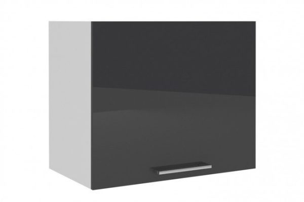 Front for Amika cabinet 59.6x49.6 cm, color black graphite