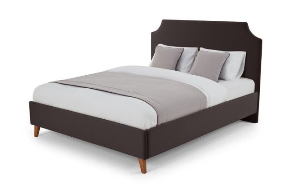 Bed with lifting mechanism SCANDICA Andrea color gray-brown 200x200 cm