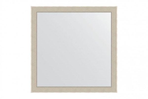 Wall mirror in a baguette frame EVOFORM BY 3896 etched silver 73x73 cm