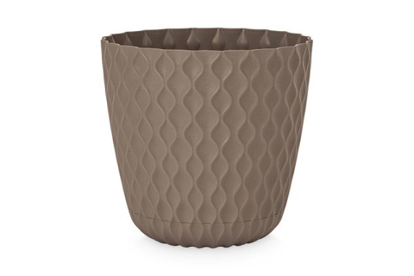 Flower pot Wave 20.5x19.5 cm, 4.7 l