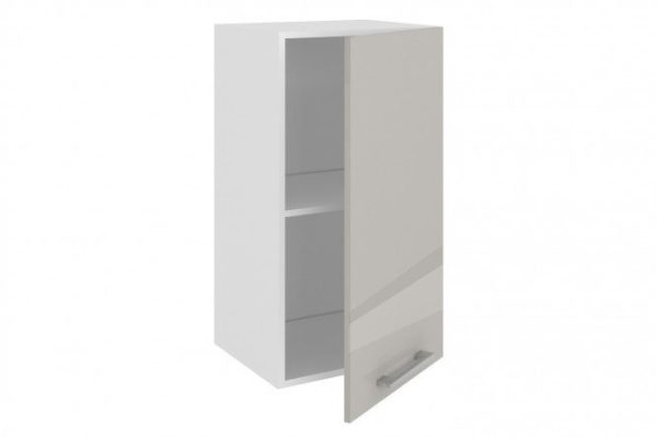 Front for Amika cabinet 39.6x71.6 cm, pearl gray glossy color