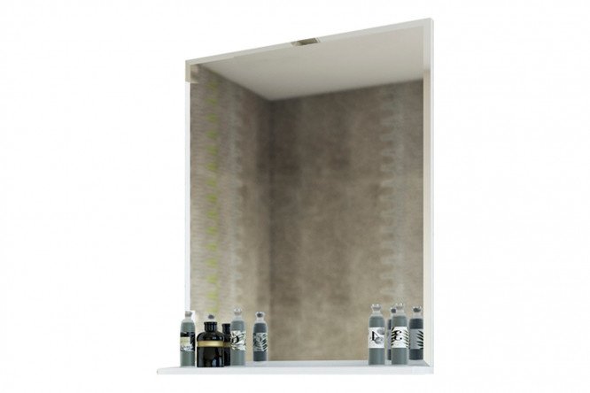 Mirror with shelf Sanflor Audrey 70x75.1x14 cm