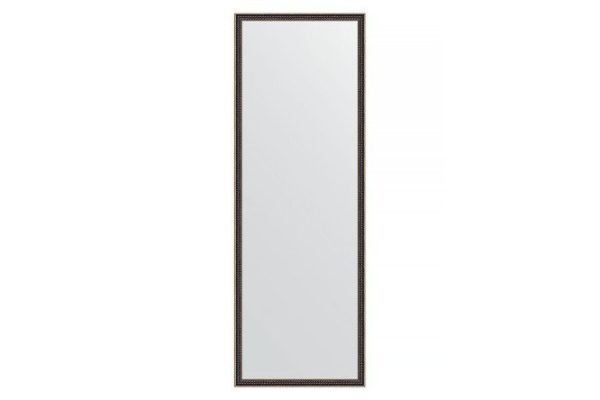 Wall mirror in a baguette frame EVOFORM BY 0710 twisted mahogany 48x138 cm