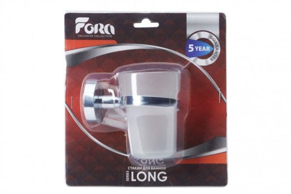 Wall-mounted glass with Long holder