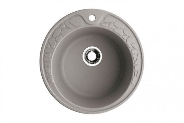 Inset sink OMOIKIRI Tovada 51-GR 4993367, gray 51x51x19.5 cm