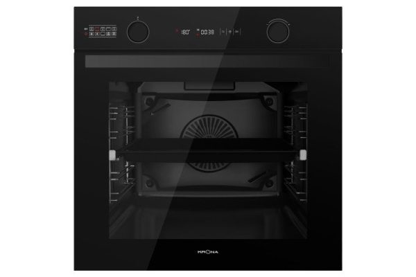 Electric oven KRONAsteel Nero max 60 bl/bl, black 59.5x59.5x56.7 cm
