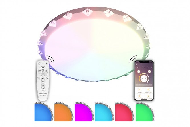 Ceiling lamp Natali Kovaltseva Led Lamps 50 cm 22 sq.m., LED, 50 cm