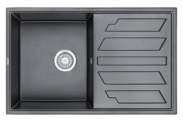 Inset sink with drainer GRANULA Granula 8002 79x50x20 cm